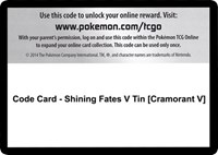 Code Card - Shining Fates V Tin [Cramorant V]