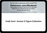 Code Card - Arceus V Figure Collection