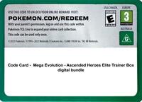 Code Card - Ascended Heroes Elite Trainer Box digital bundle
